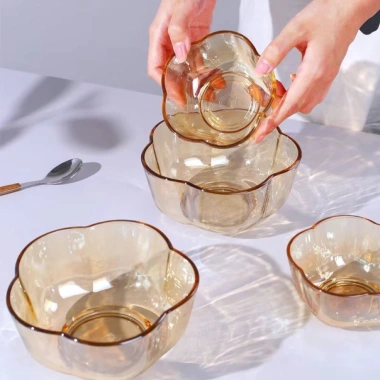 Bát thủy tinh chịu nhiệt - Bát lớn nắp, 2 quai, dùng cho cơm, canh, gia đình, 64.000₫ 4