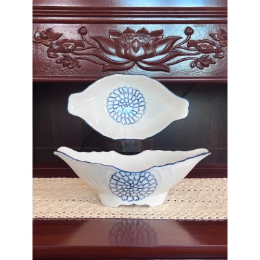 Bát thuyền bày gà cúng hoa quả - Đồ ăn tiệc sang trọng, giảm giá 265.000đ 5