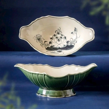 Bát thuyền bày gà cúng hoa quả - Đồ ăn tiệc sang trọng, giảm giá 265.000đ 8
