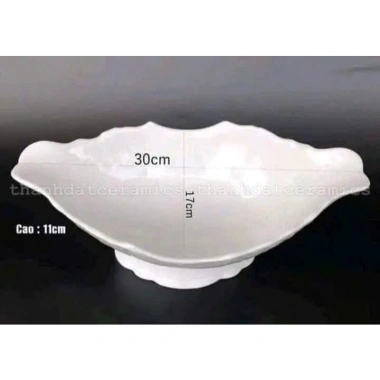 Bát Thuyền Đĩa Đựng Gà Cúng Nguyên Con Gốm Sứ Bát Tràng Cao Cấp Giá chỉ 155.000 4