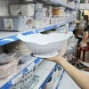 Bát Thuyền Động Gà Nhựa ABS Trắng - Đĩa Đựng Gà và Hoa Quả Cao Cấp 45.000 VND 8