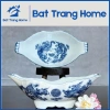 Bát Thuyền Đựng Gà Cúng Cao Cấp Bát Tràng - Men Sáng Bóng, Gốm Sứ Dày Dặn