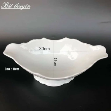 Bát Thuyền Đựng Gà Cúng Nguyên Con Gốm Sứ Bát Tràng - Đĩa Cao Cấp Giá 198.100 VND
