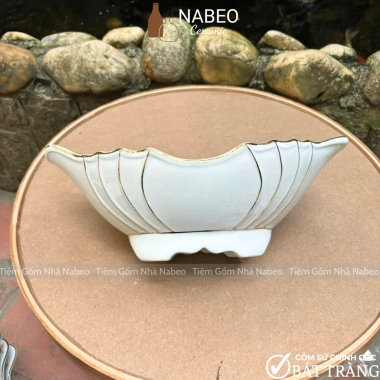 Bát Thuyền Đựng Gà Cúng Nguyên Con Gốm Sứ Bát Tràng - Đĩa Cao Cấp Giá 198.100 VND 10 Bát Thuyền Đựng Gà Cúng Nguyên Con Gốm Sứ Bát Tràng - Đĩa Cao Cấp Giá 198.100 VND 10