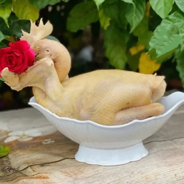 Bát Thuyền Đựng Gà Cúng Nguyên Con Nhựa PP Trắng An Toàn – Chỉ 33.900₫