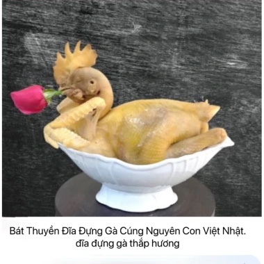Bát Thuyền Đựng Gà Ngày Tết - Bát Cúng Gà Tết, Giá Gốc 50.220 VND Giảm còn 40.500 VND