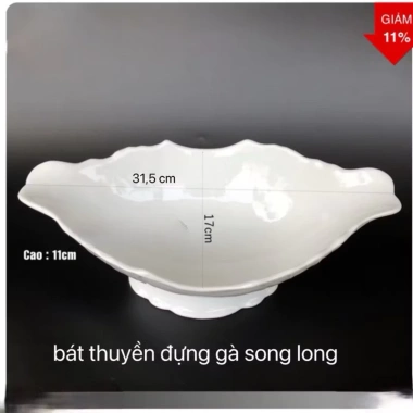 Bát Thuyền Đựng Gà Ngày Tết - Bát Cúng Gà Tết, Giá Gốc 50.220 VND Giảm còn 40.500 VND 10 Bát Thuyền Đựng Gà Ngày Tết - Bát Cúng Gà Tết, Giá Gốc 50.220 VND Giảm còn 40.500 VND 10