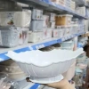 Bát thuyền gà cúng cao cấp dày dặn trắng sứ nhựa - Đồ cúng hoa quả, thắp hương, giảm còn 49.000₫