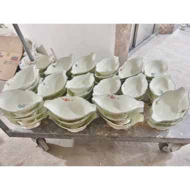 Bát Thuyền Gốm Sứ Bát Tràng Cao Cấp Đựng Gà Cúng Nguyên Con Giá 240.000