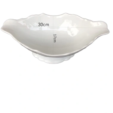 Bát thuyền gốm sứ Bát Tràng trắng - Đĩa đựng gà cúng nguyên, giảm còn 125k 4 Bát thuyền gốm sứ Bát Tràng trắng - Đĩa đựng gà cúng nguyên, giảm còn 125k 4
