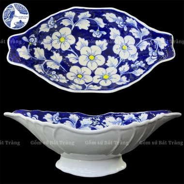 Bát thuyền sứ Bát Tràng - Đựng gà cúng, bày hoa quả bàn thờ, giá ưu đãi 320.000₫ 4 Bát thuyền sứ Bát Tràng - Đựng gà cúng, bày hoa quả bàn thờ, giá ưu đãi 320.000₫ 4