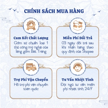 Bát thuyền sứ Bát Tràng - Đựng gà cúng, bày hoa quả bàn thờ, giá ưu đãi 320.000₫ 9 Bát thuyền sứ Bát Tràng - Đựng gà cúng, bày hoa quả bàn thờ, giá ưu đãi 320.000₫ 9