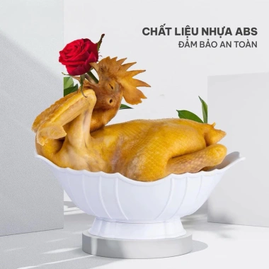 Bát Thuyền Trắng và Đĩa Thuyền Nhựa Việt Nhật 6.815 - Bát Đựng Gà Cúng Nguyên Con, Hoa Quà Cúng, Giá 43.000₫ 7