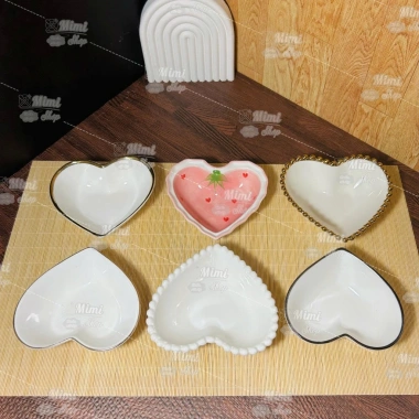 Bát tim sứ đựng trôi chè: Bộ 3 mẫu sang trọng, giá 27.500đ, giảm 35.750đ