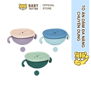 Bát & Tô Ăn Silicone Food Grade Cho Bé - Không Dính, Giá 250k BABY TATTOO