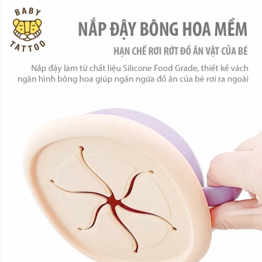 Bát & Tô Ăn Silicone Food Grade Cho Bé - Không Dính, Giá 250k BABY TATTOO