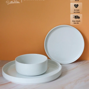 Bát tô salad sứ trắng Mono cao cấp Bắc Âu xuất khẩu - Giá ưu đãi 64,900₫ 4 Bát tô salad sứ trắng Mono cao cấp Bắc Âu xuất khẩu - Giá ưu đãi 64,900₫ 4