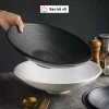 Bát tô salat thạch, bát lớn men nhám, bát hình nón, bát ramen – Đĩa nón cho nhà hàng, khách sạn, giá 38.000
