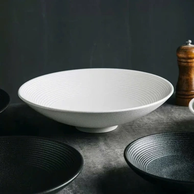 Bát tô salat thạch, bát lớn men nhám, bát hình nón, bát ramen – Đĩa nón cho nhà hàng, khách sạn, giá 38.000 6 Bát tô salat thạch, bát lớn men nhám, bát hình nón, bát ramen – Đĩa nón cho nhà hàng, khách sạn, giá 38.000 6