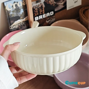 Bát Tô Sứ Cỡ Lớn Tráng Men Cao Cấp Có Tay Cầm Dùng Ăn Cơm Mì SET006 22.900 VNĐ