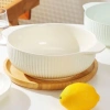 Bát tô sứ lớn vân kẻ, bát canh có tai cầm, giảm giá 33% chỉ 67.000₫ 3