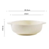 Bát tô sứ lớn vân kẻ, bát canh có tai cầm, giảm giá 33% chỉ 67.000₫ 8