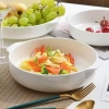 Bát tô sứ lớn vân kẻ, bát canh có tai cầm, giảm giá 33% chỉ 67.000₫ 9