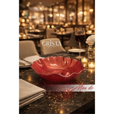 Bát Tô Vân Lưới Crista Home 28cm Cao Cấp - Thiết kế hiện đại, giá ưu đãi 422.000 VND