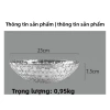 Bát Trái Cây Phong Cách Châu Âu - Thủy Tinh Pha Lê, Hiện Đại, Khô Đường, Ăn Nhẹ, Giá 228.616₫ 3