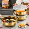 Bát trộn thép không gỉ chịu lực nặng, nắp kín – Nướng bánh, mì ống, salad, phù hợp máy rửa chén, an toàn nhà bếp 8