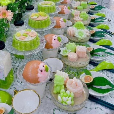 Bát tròn thủy tinh hoạ tiết cổ điển - Luxury, bày mâm cúng hiện đại, bàn ăn sang trọng, giảm 23% 6