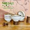 Bát tròn viền vàng vân sọc – Đựng chè, thạch, mâm cúng, bàn ăn 22.000 VND 2