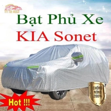 Bạt trùm xe KIA SONET 3 lớp tráng nhôm - Giá chỉ 299.000đ, bảo vệ tối ưu Bạt trùm xe KIA SONET 3 lớp tráng nhôm - Giá chỉ 299.000đ, bảo vệ tối ưu