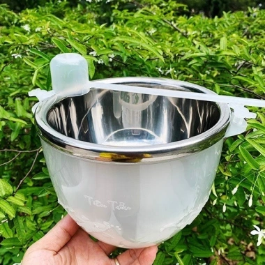 Bát ướp lạnh rượu inox 1.2L kèm vá múc rượu – Giá ưu đãi 55.000đ