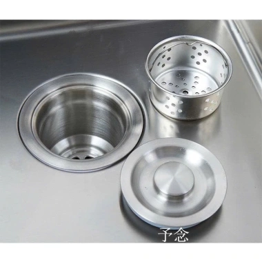 Bầu Xả Thoát Nước Inox 304 110mm-140mm cho Chậu Rửa Bát - Giá 39.000₫