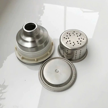 Bầu Xả Thoát Nước Inox 304 110mm-140mm cho Chậu Rửa Bát - Giá 39.000₫