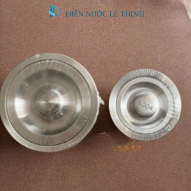 Bầu xi phông chậu rửa chén inox SUS 304 140mm & 110mm trắng bạc - Không gỉ, bền bỉ, dễ vệ sinh, giảm giá chỉ 60.000₫