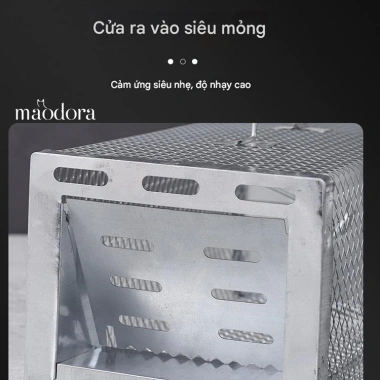 Bẫy Chuột Thông Minh Thép Chắc Chắn - Lồng Bắt Chuột Tái Sử Dụng, Giá Chỉ 31.900 VND 8