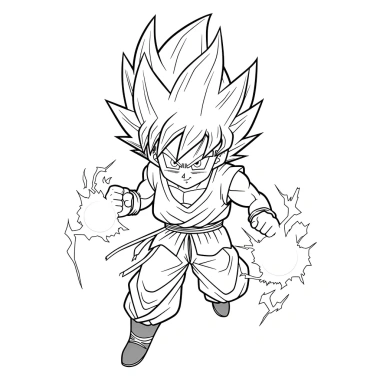 Bảy Viên Ngọc Rồng Dragon Ball - Set 20 tranh tô màu A4 A5 cho màu sáp và chì, manga anime comic, giảm giá 17.900 VND