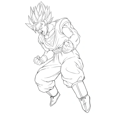 Bảy Viên Ngọc Rồng Dragon Ball - Set 20 tranh tô màu A4 A5 cho màu sáp và chì, manga anime comic, giảm giá 17.900 VND