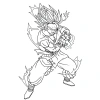 Bảy Viên Ngọc Rồng Dragon Ball - Set 20 tranh tô màu A4 A5 cho màu sáp và chì, manga anime comic, giảm giá 17.900 VND 6