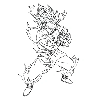 Bảy Viên Ngọc Rồng Dragon Ball - Set 20 tranh tô màu A4 A5 cho màu sáp và chì, manga anime comic, giảm giá 17.900 VND