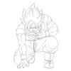 Bảy Viên Ngọc Rồng Dragon Ball - Set 20 tranh tô màu A4 A5 cho màu sáp và chì, manga anime comic, giảm giá 17.900 VND 8