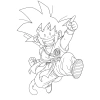 Bảy Viên Ngọc Rồng Dragon Ball - Set 20 tranh tô màu A4 A5 cho màu sáp và chì, manga anime comic, giảm giá 17.900 VND 9