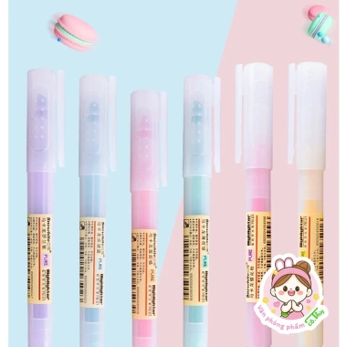 BD06 Bút dạ 6 màu pastel - Highlight đa sắc, đánh dấu đầu, giá ưu đãi 7.499 VND
