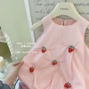 Bé 0-3Y Đầm công chúa Hàn Quốc không tay, mỏng thoáng khí, phong cách đi biển mùa hè 8