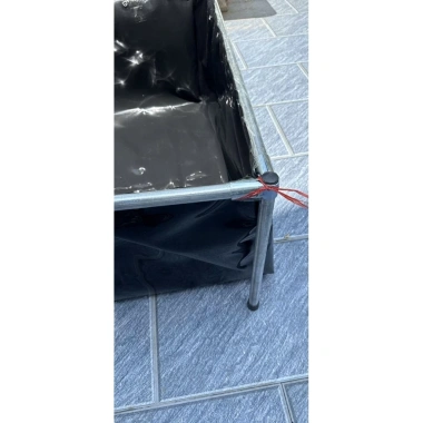 Bể Bạt HDPE 0.5mm Dày, Khung Phi 27, Dễ Vệ Sinh, Tiết Kiệm Diện Tích, Chống Nước, Nuôi Ốc, Éch Cá, Lươn - 970.000 VND