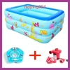 Bể bơi 1m3 cho bé + phao bơi tập, tặng bộ vá - Giá ưu đãi 215.000₫