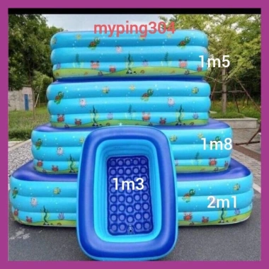 Bể bơi 2m1 cho bé và phao bơi, tặng bộ vá - Giá chỉ 449.000 VNĐ