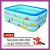 Bể bơi 3 tầng 1m3 kèm bơm điện - Giá chỉ 299.000đ, tiết kiệm không gian